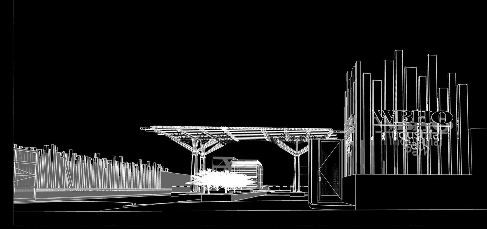 Gate to Industrial Park — Concept 2, final study
